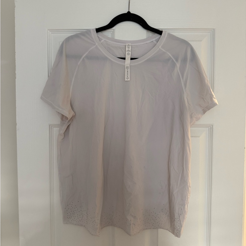 lululemon athletica Cream Short Sleeve Tee